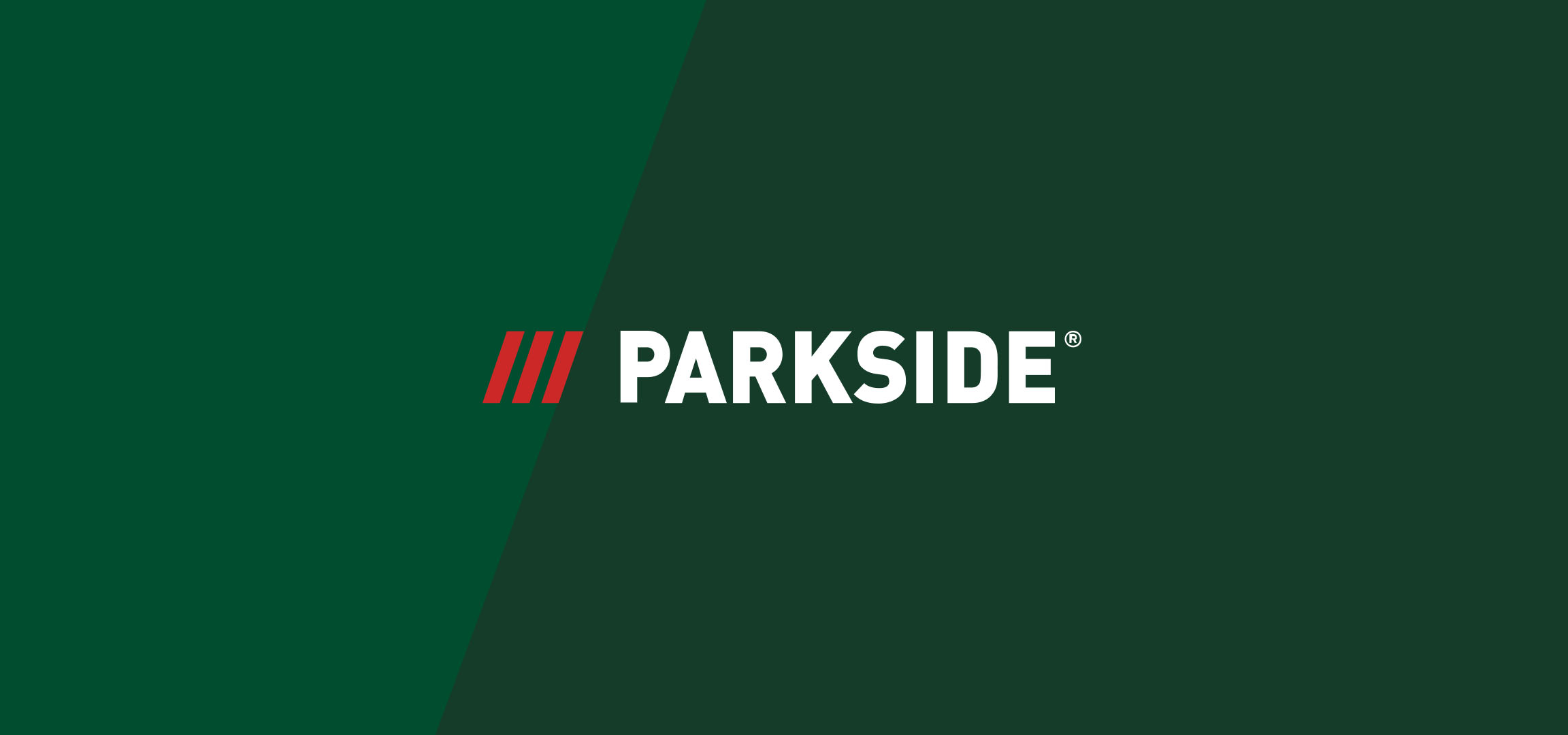 Parkside-logo tummanvihreällä taustalla.