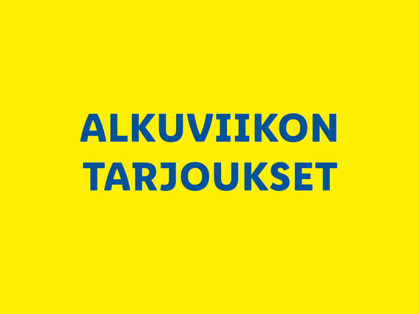 Alkuviikon tarjoukset