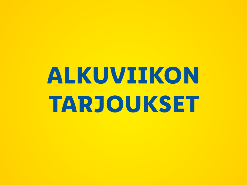 Alkuviikon tarjoukset