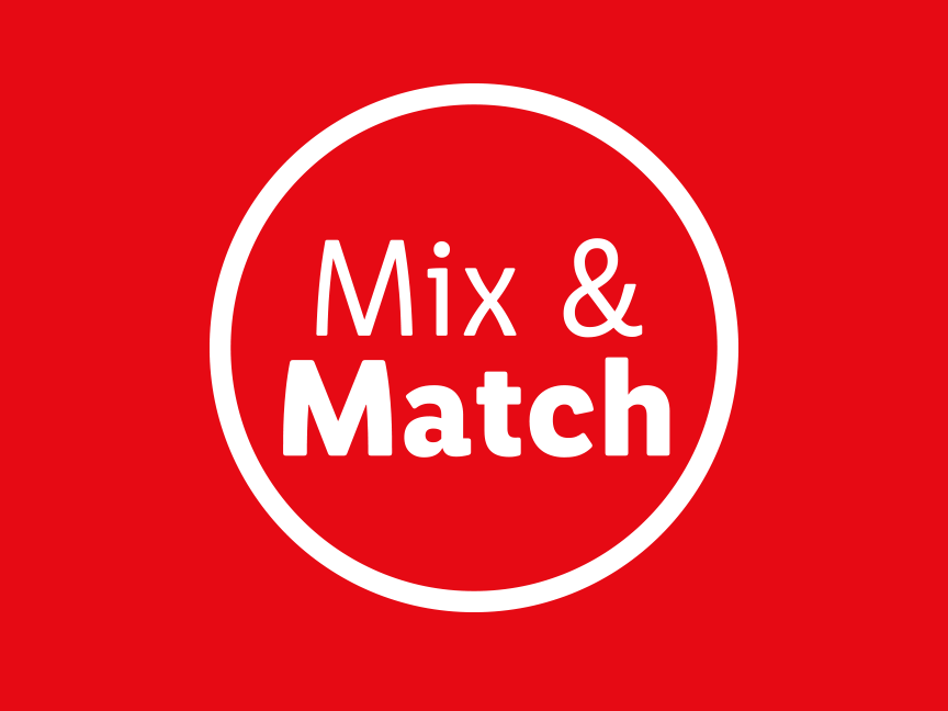 Mix & Match – Osta 3, maksa 10 €