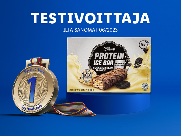 Gelatelli Protein Ice Bar Cookies & Cream